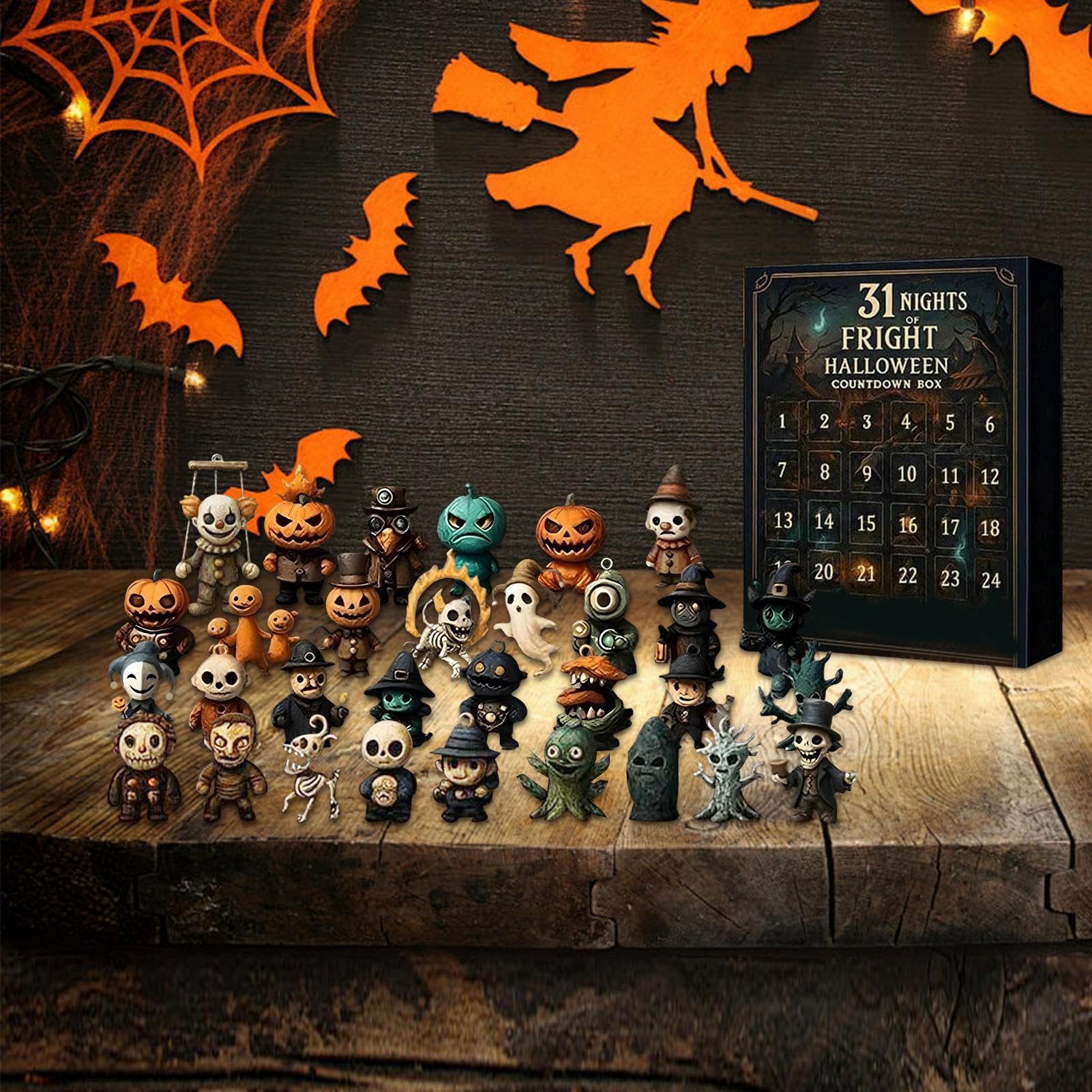 Halloween Calendar Countdown 31 Nights Of Fright-Halloween Countdown ...