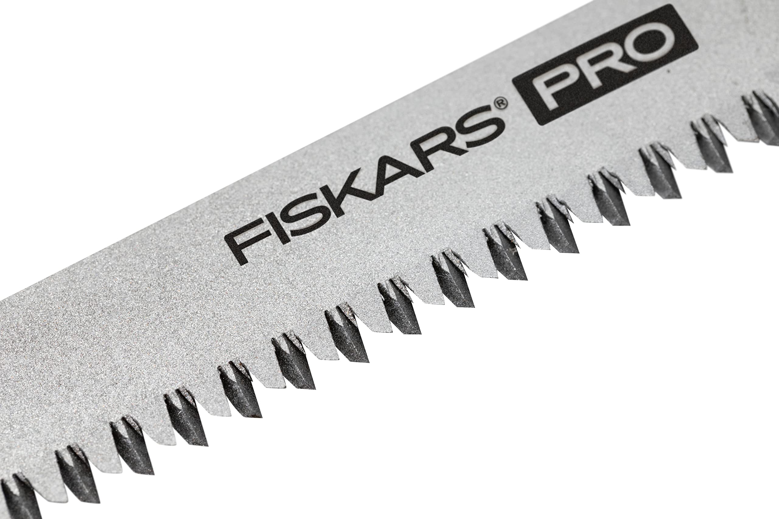 Fiskars Pro Scie pliante compacte, 2 lames de scie incluses, Longueur de la lame : 15 cm, 13 TPI et 24 TPI, Noir/orange, PowerTooth, 1062934