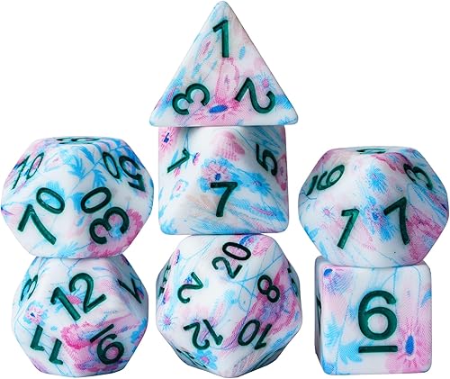 Miniatura 175 de Juego de dados de queso, juego de dados DND poliédricos de resina amarilla para juegos de rol D&D y otros juegos de mesa Dados