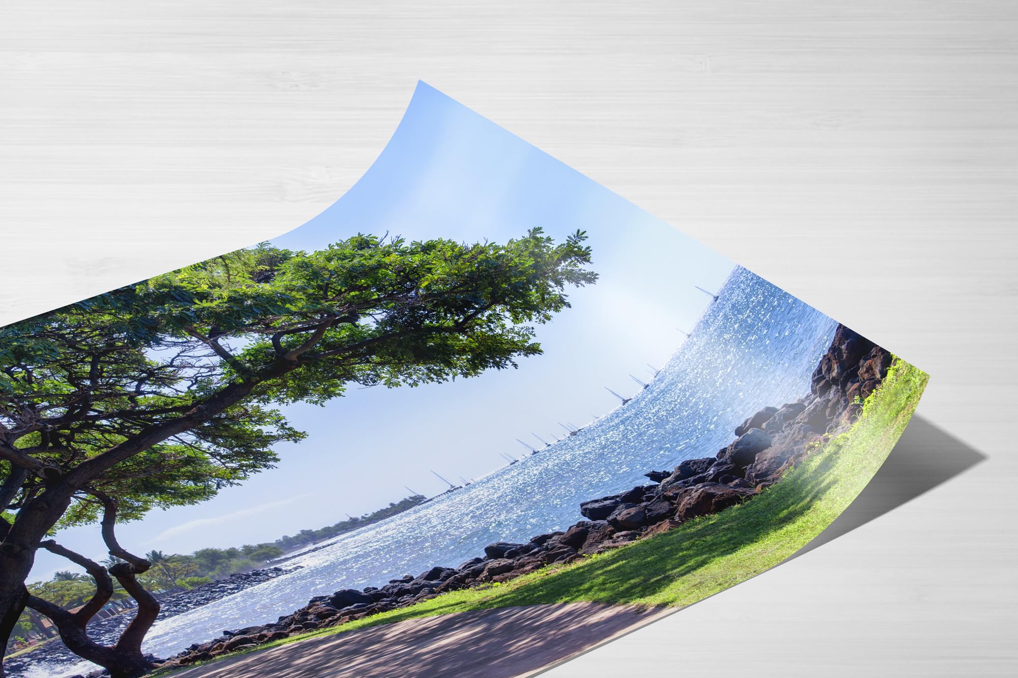 Maui J & M Photography - Lahaina Maui Hawaii Picture - Nautical Coastal Decor, Fine Art Wall Print