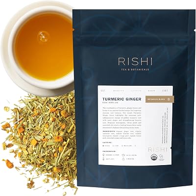 Rishi Tea Organic Loose Leaf Turmeric Ginger