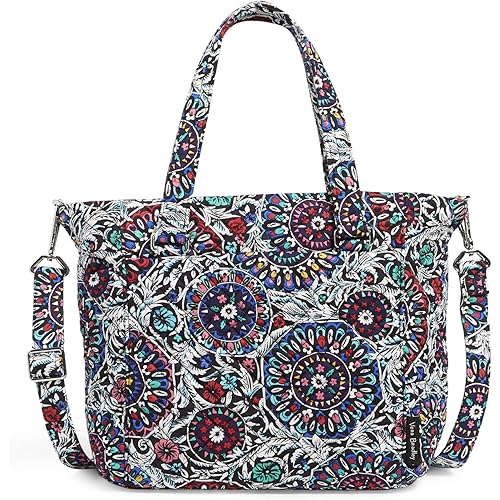 Vera Bradley Cotton Multi-Strap Shoulder Satchel Purse