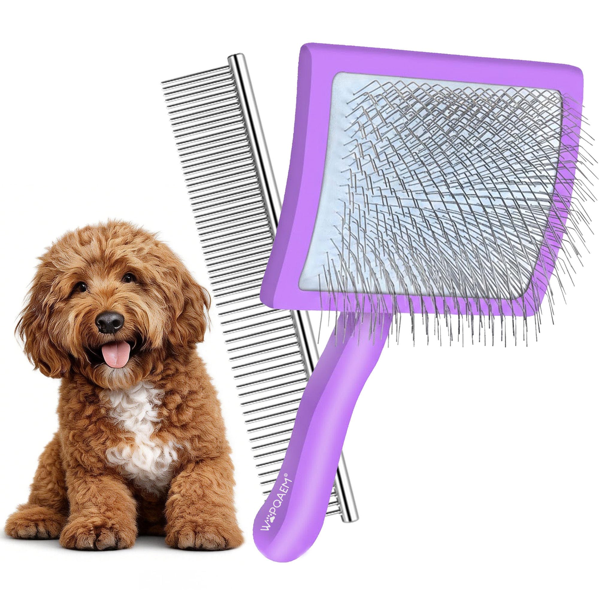 WOPQAEM Slicker Brush for Dogs