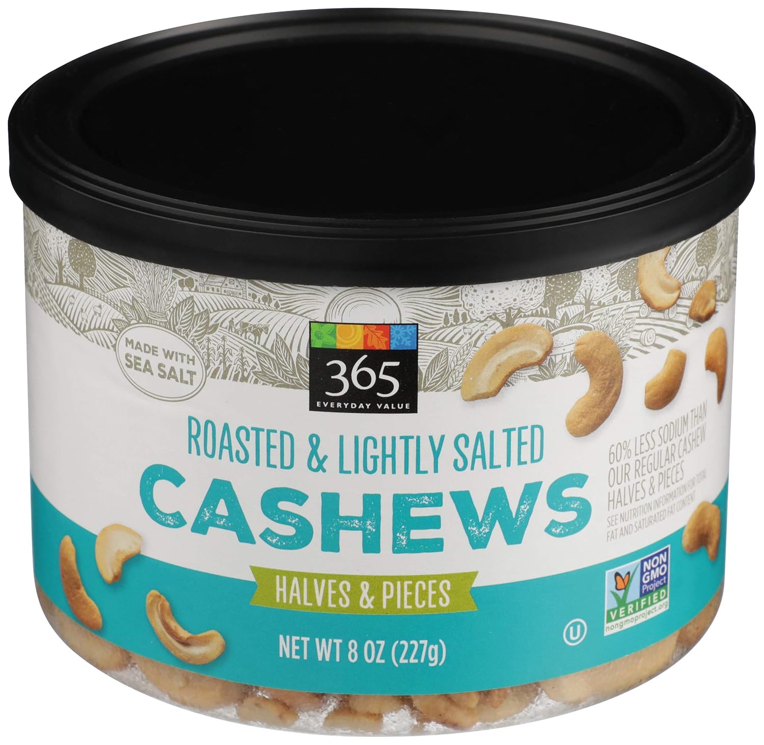 365 by Whole Foods Market, Cashews Unsalted & Unroasted, 24 Ounce (Pack of 2)