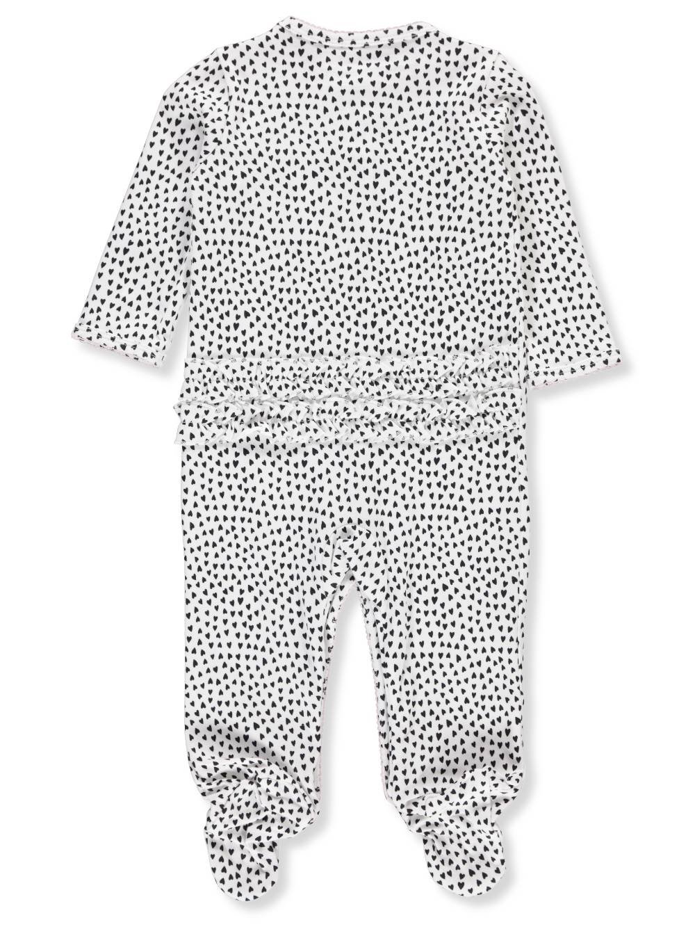 Carter's Baby Girls' 1-Piece Snug Fit Cotton Pajamas (4T, Heart Print)