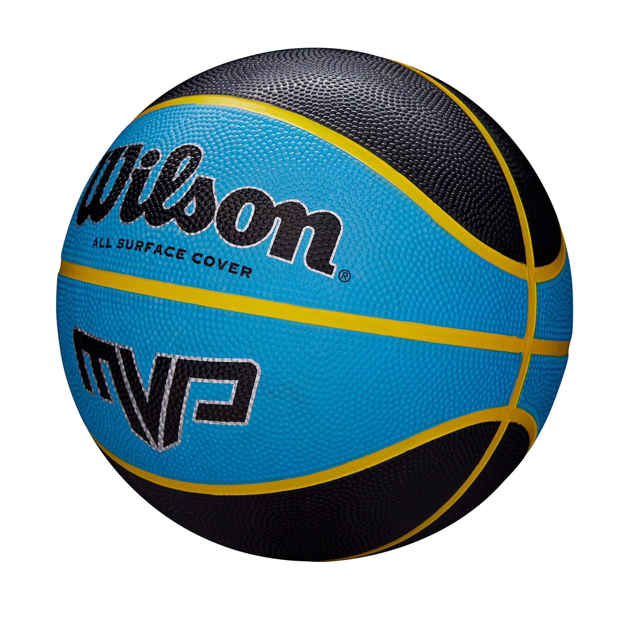 Wilson piłka do koszykówki do użytku zewnętrznego na szorstkim podłożu, asfalcie, granulacie, podłożu z tworzywa sztucznego, rozmiar 6, 8 do 12 lat, MVP, brązowa