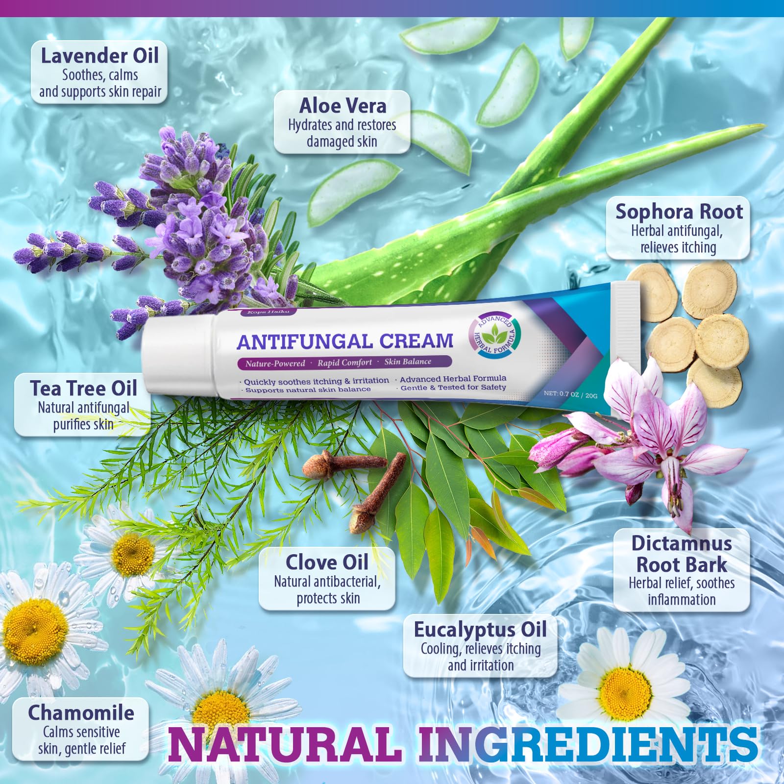 Crema Antimicotica Piedi Pelle Antiprurito: Trattamento Topico per Piedi, Inguine, Ascelle e Pieghe Cutanee – Comfort, Protezione e Igiene Quotidiana