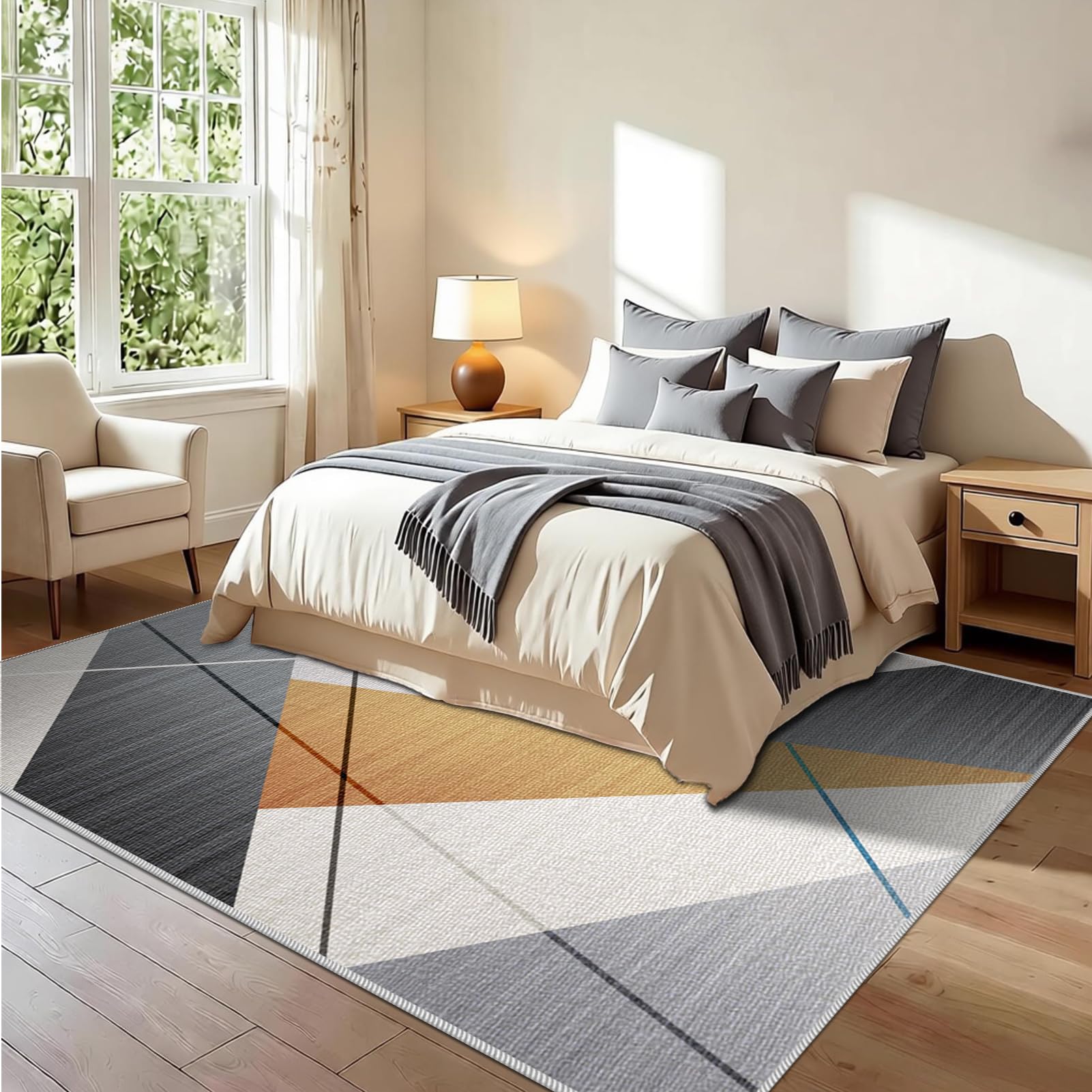 Dywan do salonu duży dywan do salonu z krótkim włosiem 80 x 130 cm dywan jadalnia dywan salon dywan sypialnia nadające się do prania dywany do sypialni dywany dywan do salonu