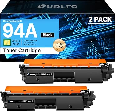 94A Toner Cartridge CF294A Replacement for HP 94A Toner Cartridge Black | with Chip Compatible with Pro MFP M118dw M148fdw M148dw M149fdw, Pro M118 M148 M149 Printer Black, 2-Pack