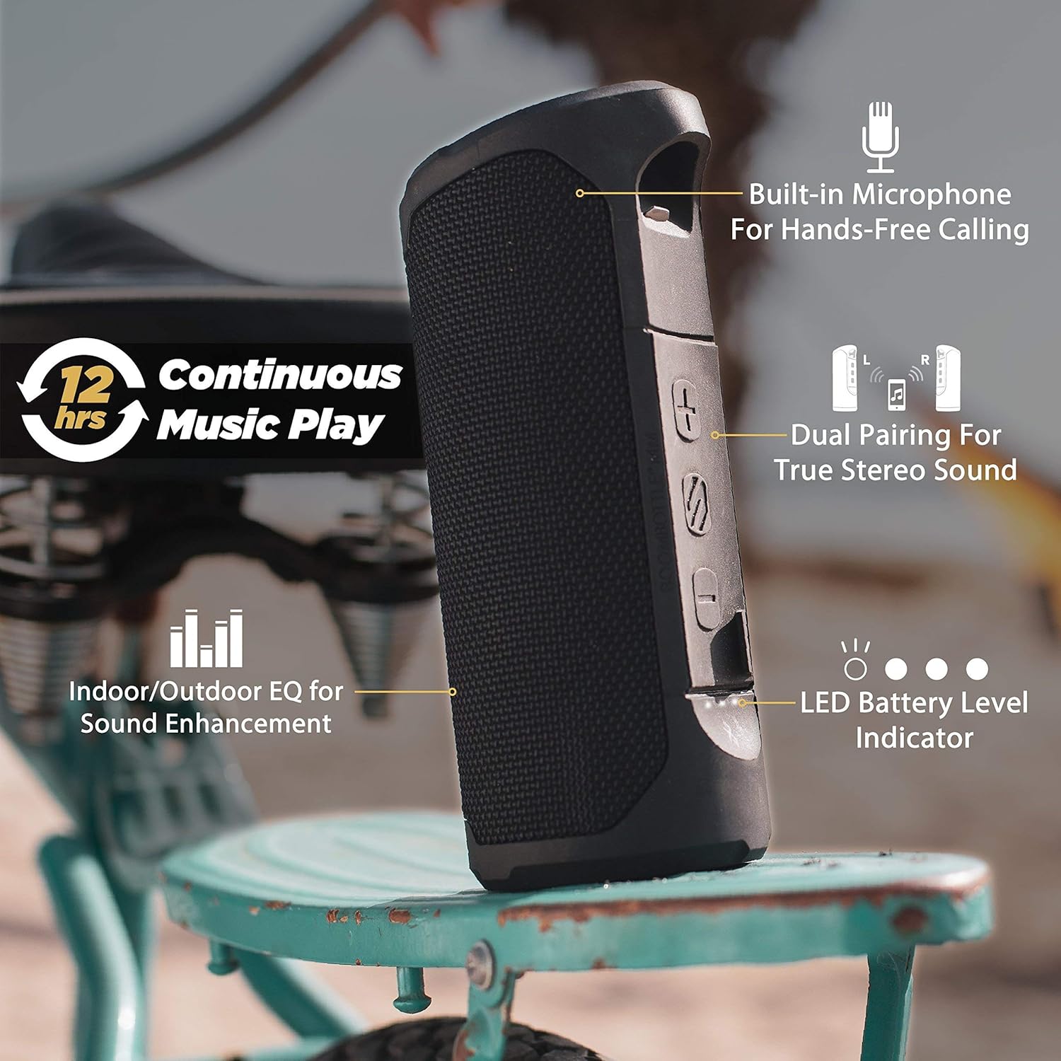 Best Cyber Deals 🔥 SCOSCHE BTMSC1 BoomBottle Rugged Waterproof Wireless Bluetooth Speaker with Integrated MagicMount for Mobile and Music Devices, Black Exclusive Discount 🔥 SCOSCHE BTMSC1 BoomBottle Rugged Waterproof Wireless Bluetooth Speaker with Integrated MagicMount for Mobile and Music Devices, Black
