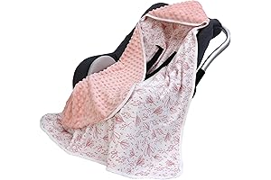 Car Seat Blanket for Babies, Line Plant, 35.4"x35.4"