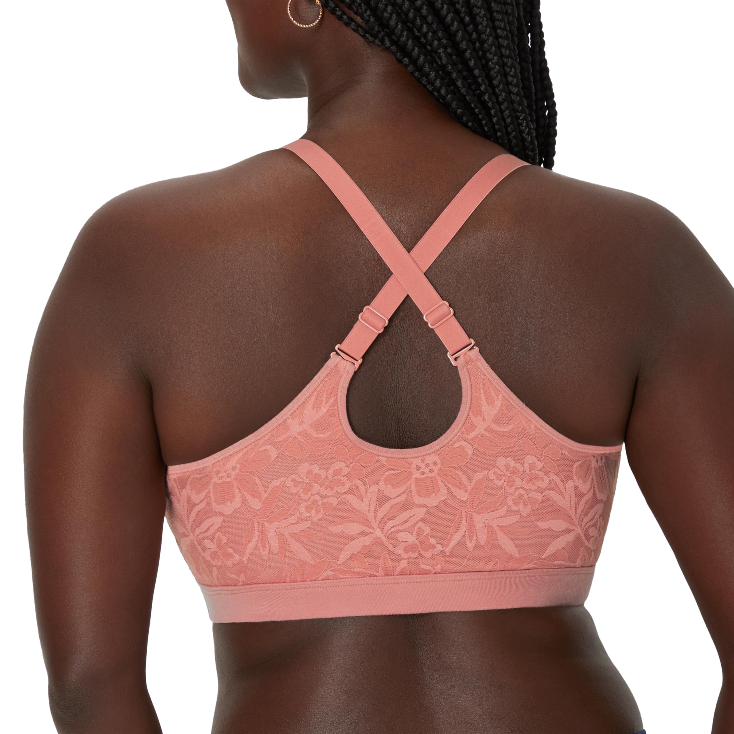 Bali Breathe Bralette, Pullover Wireless Bra, Breathable Bralette, Convertible Straps Reggiseno Donna (Pacco da 1)