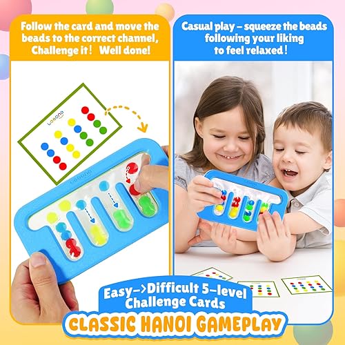 Miniatura 2 de Juguetes sensoriales para ansiedad para niños juguetes silenciosos para niños pequeños con autismo, ansiedad, estrés para viajes en el aula,