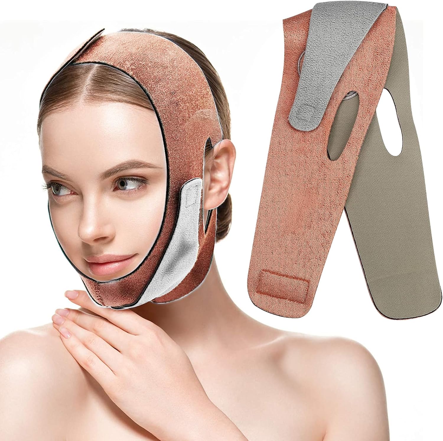 Face Slimming Strap,Double Chin Lifting Belt,V Line Belt Firming Strap