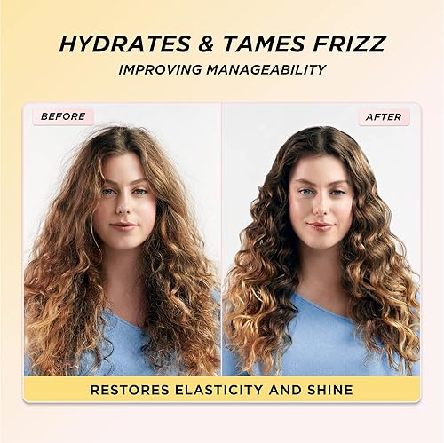 Miniatura 4 de Gisou Mascarilla capilar con infusión de miel, tamaño de viaje para hidratar y reparar un cabello más suave, fuerte y manejable, mini mascarilla