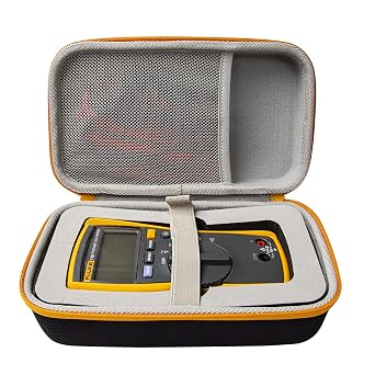 Multimeter Case Compatible for Fluke 117/115/ 116/ 87V/ 88V/ 101 Volt Digital Multimeter and More with DIY Foam