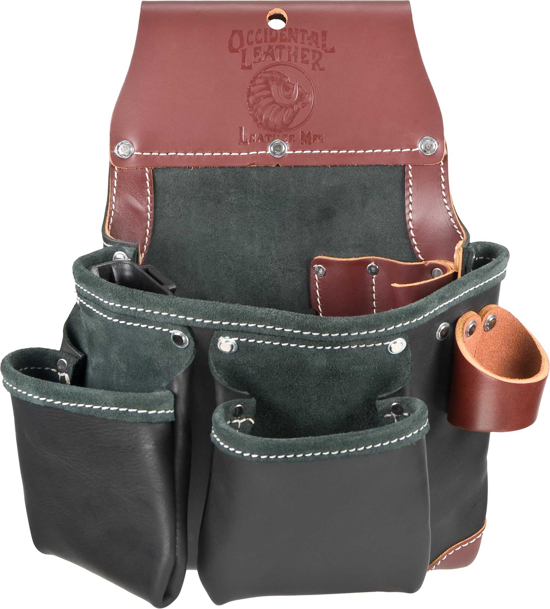 Occidental Leather B5612 Green Building Tool Bag Black 2 5 Inch