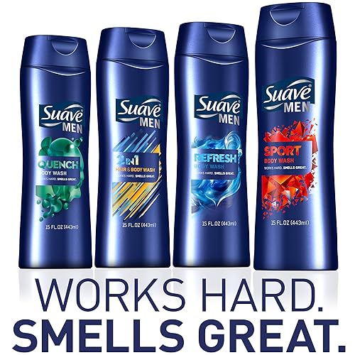 Miniatura 5 de Suave Gel hidratante para hombre y cara, con aroma a madera de cedro y mandarina, sin parabenos, sin ftalatos, 18 onzas, paquete de 6