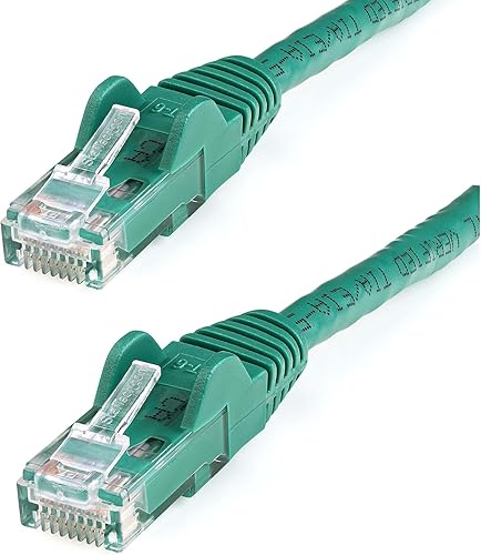 Miniatura 52 de StarTech.com 30 pies de cable Ethernet CAT6 - Cable de red Gigabit Ethernet CAT 6 rojo - 650MHz 100W PoE RJ45 UTP de red/parche sin enganches con