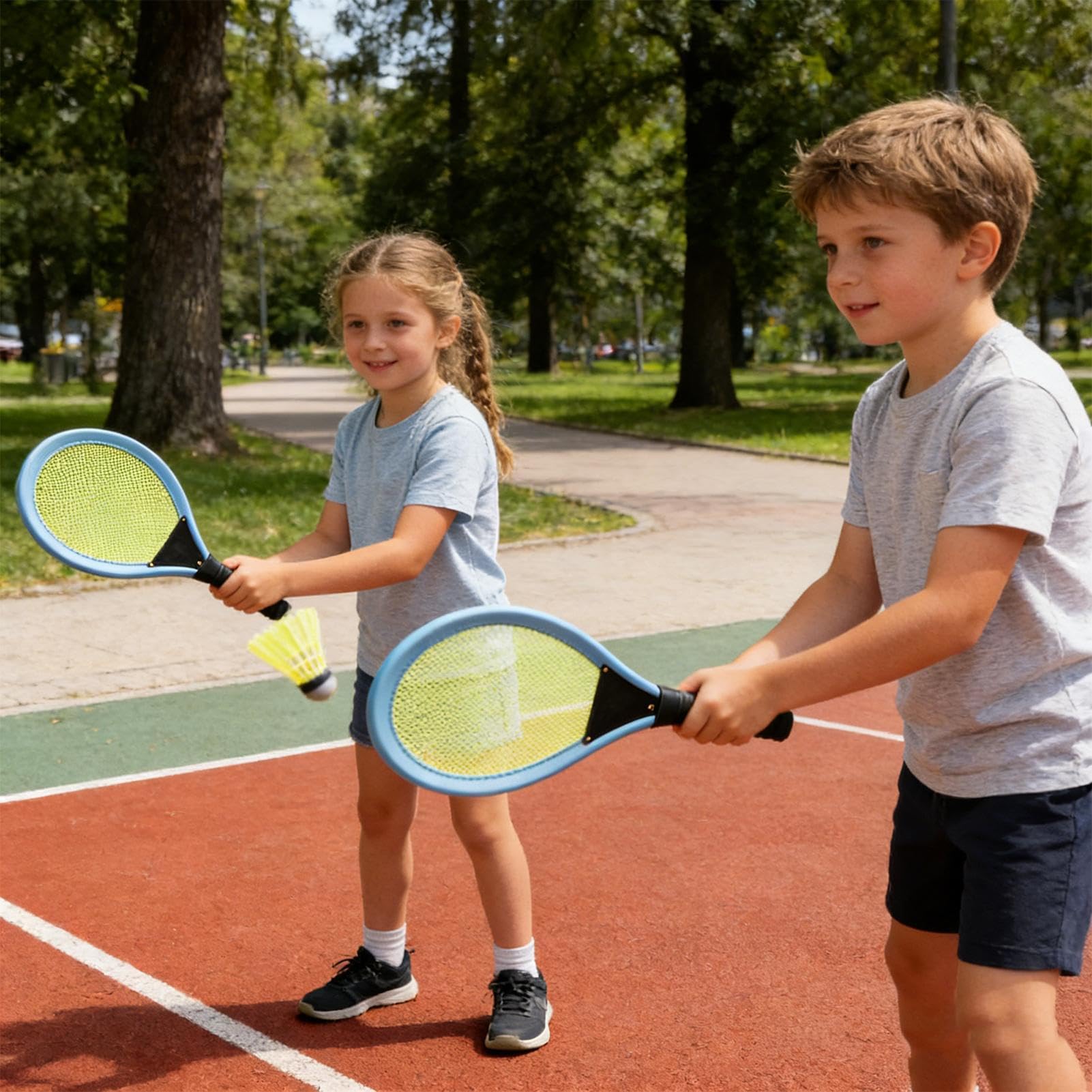 Set da tennis per bambini, gioco di interazione genitore-figlio, racchetta da tennis per bambini, per bambini dai 3 ai 12 anni, per interni ed esterni, casa, scuola materna