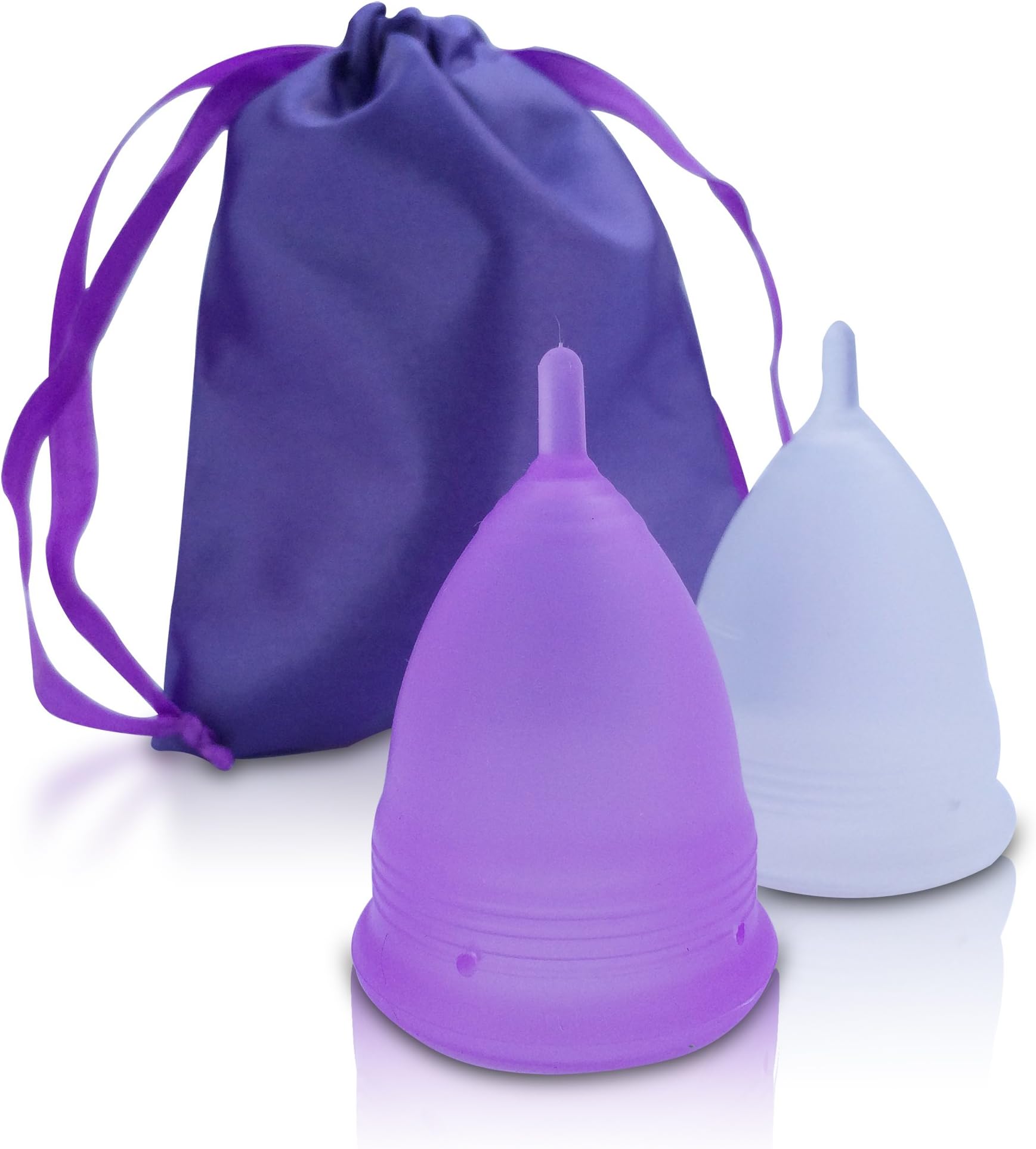 Menstrual Cup AvaLoona | Pack of 2 | Different Sizes And Colours | Made Of Medical Silicone (purple small)