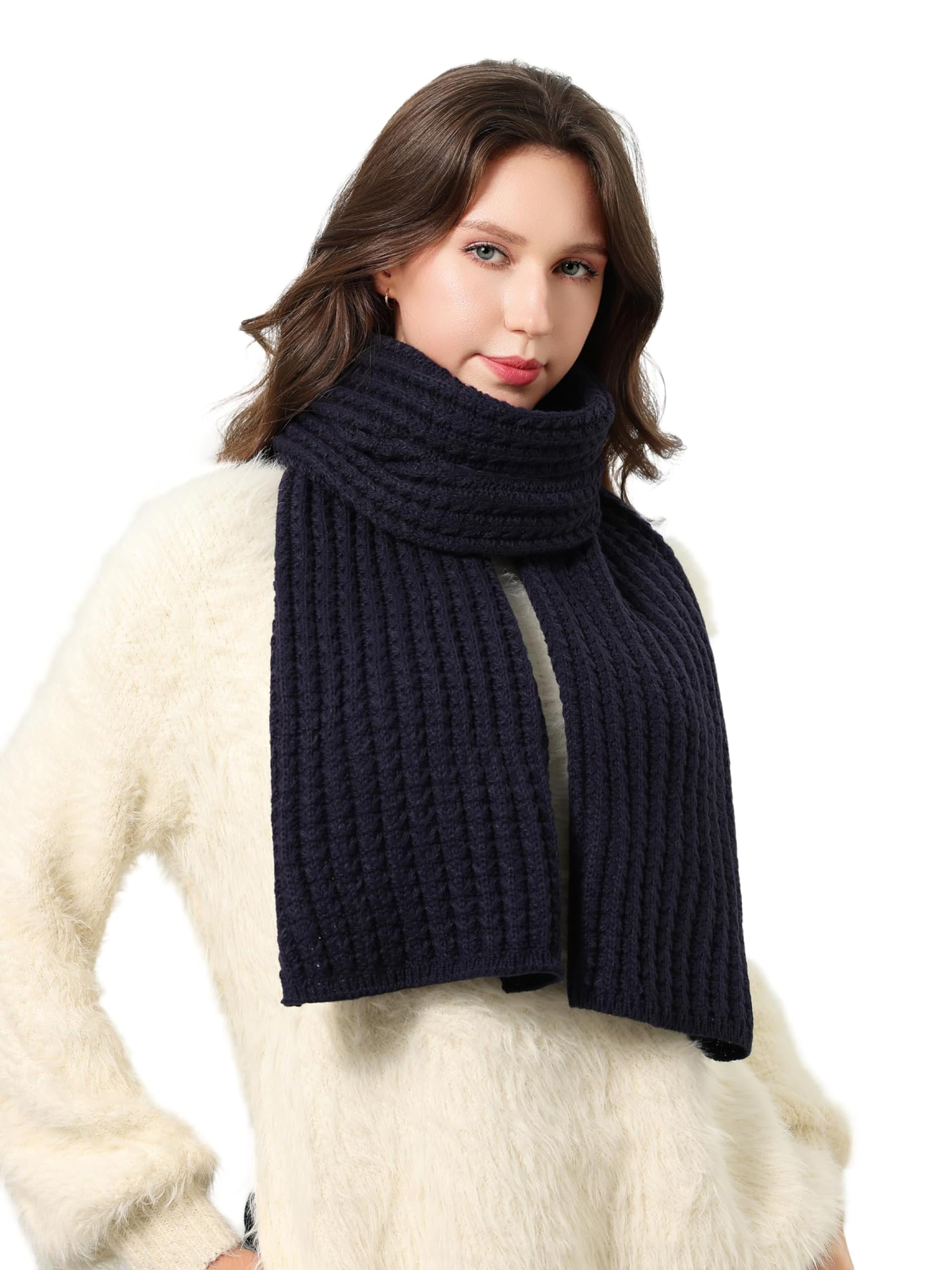 DonDon Schal Damen Winter Winterschal Strickschal