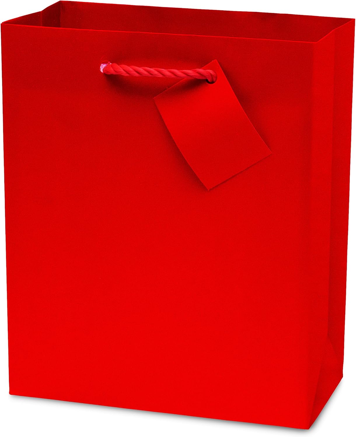 OccasionALL Red Gift Bags, Red Paper Bags with Handles for Christmas & Valentines, Holidays, Birthdays, Weddings, Party Favors, Retail Supplies, Shopping, Bulk, 7.5x3.5x9, 12 Pack - Image 7