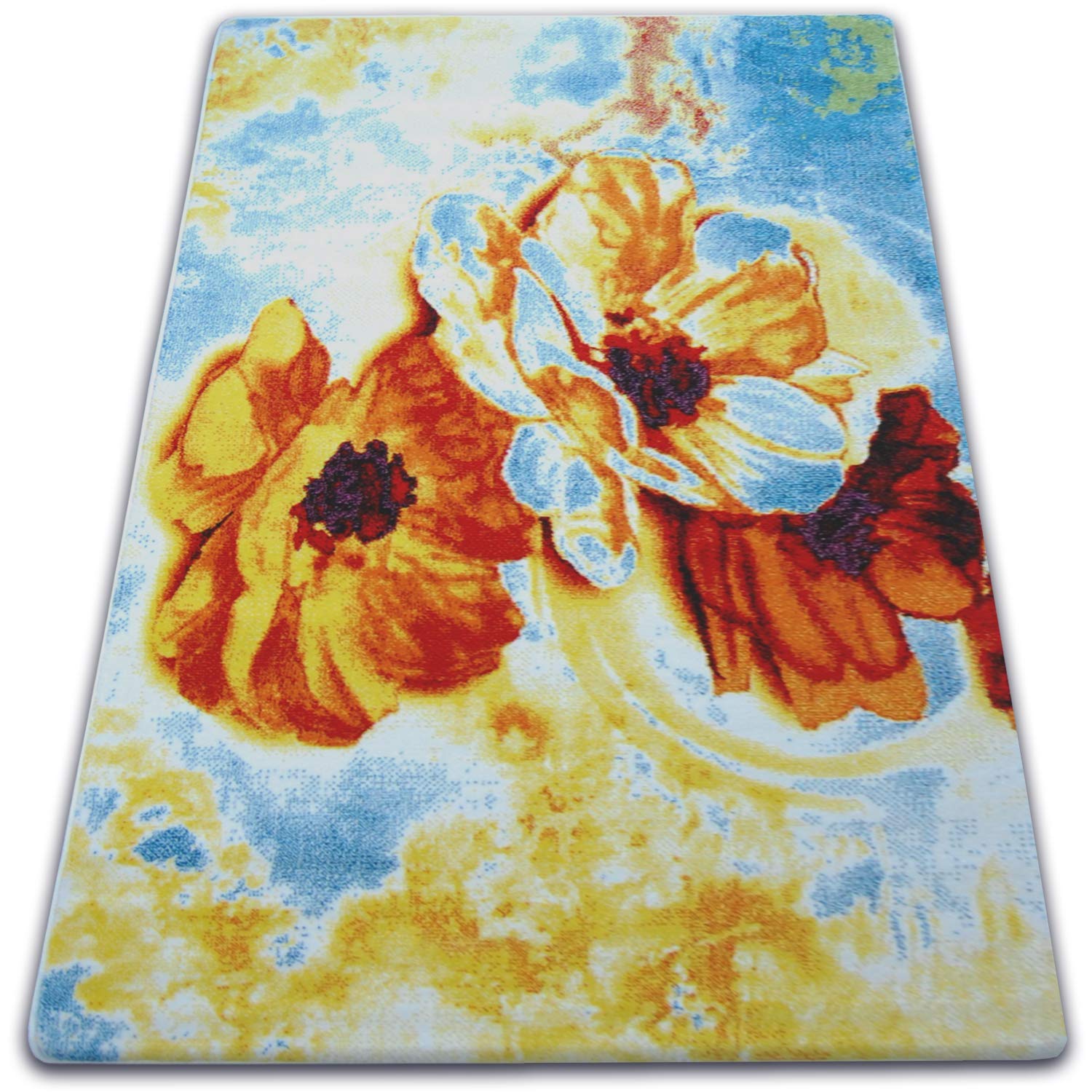 Tapis Paint F516 Crème rugsx 140 x 190 cm de salon rectangulaire