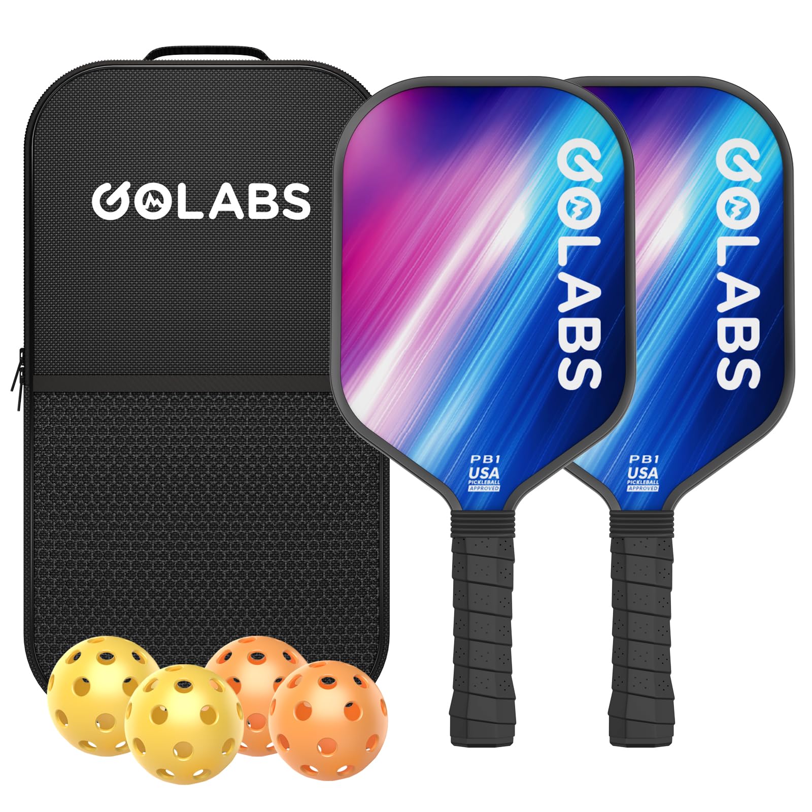 USAPA Approved Fiberglass Paddle Set