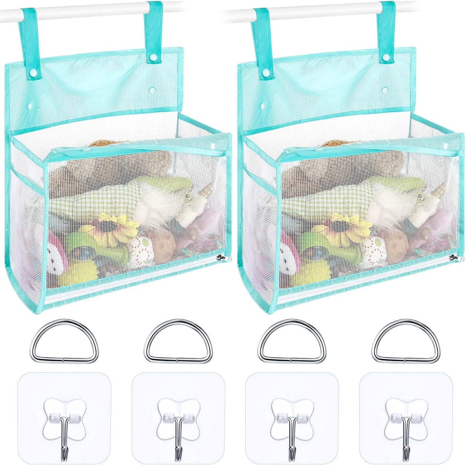 Amazon.com : Bath Toy Organizer Multiple Ways to Hang, Extra Large ...