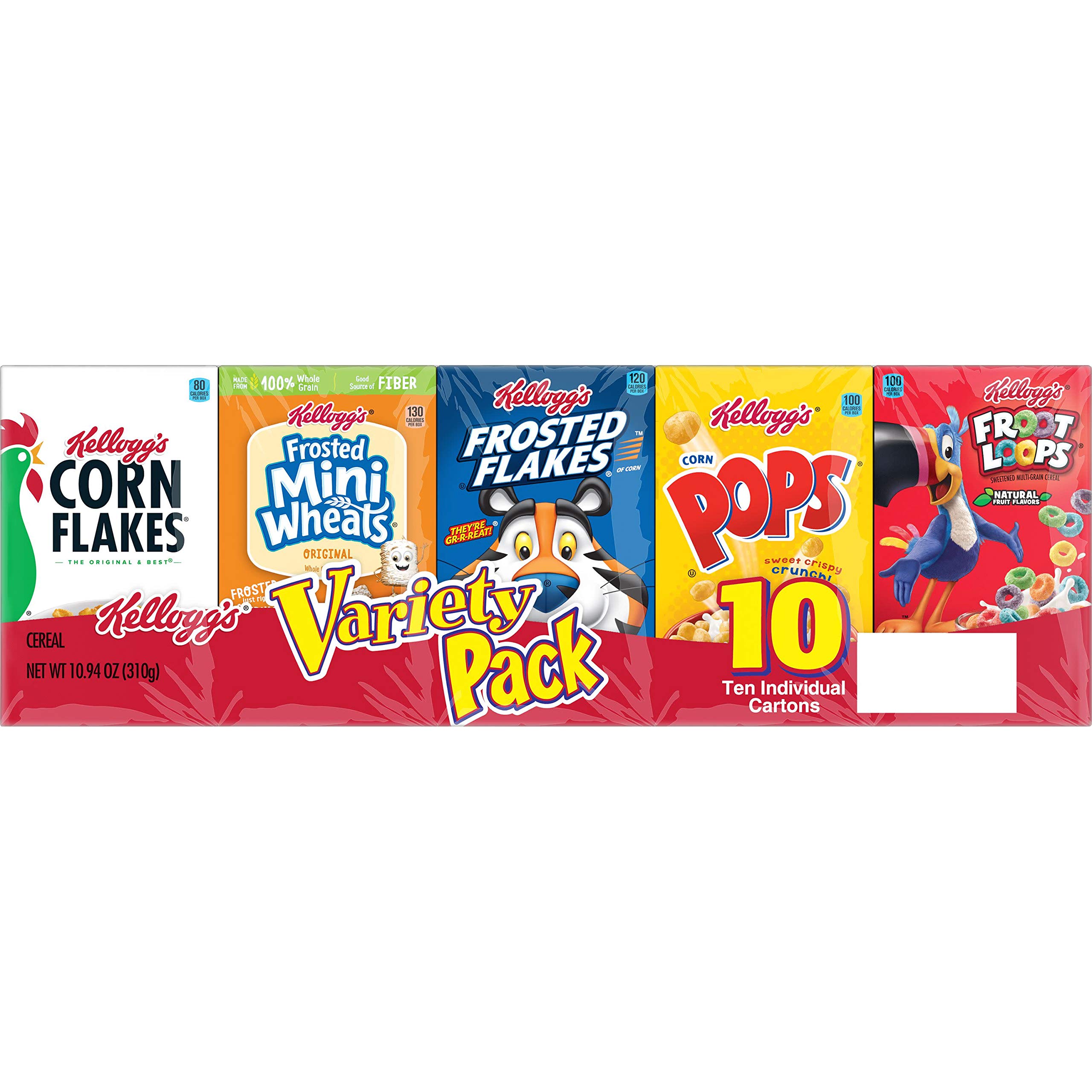 Kellogg's Paquete de variedad surtido, paquete de 12 unidades