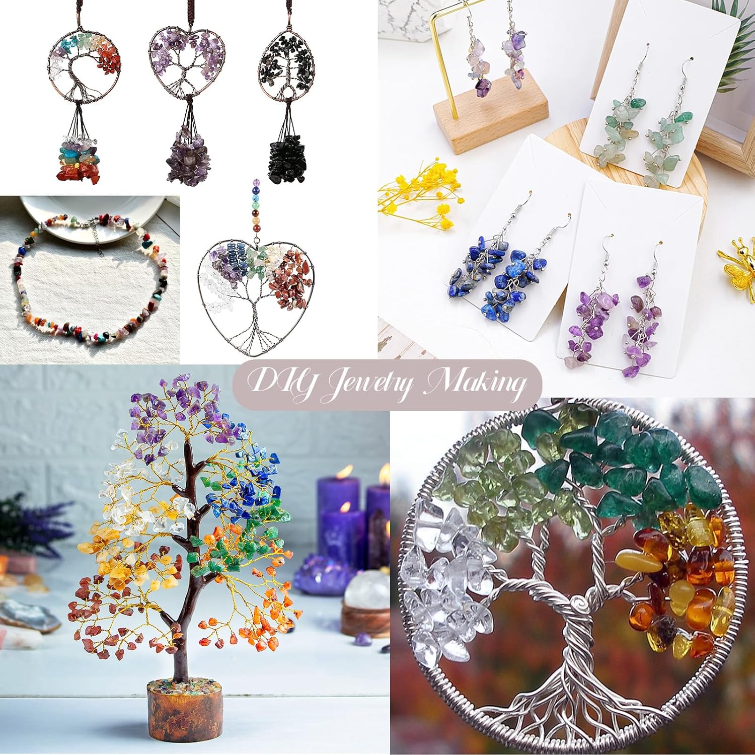 Green Aventurine Loose Gemstone Beads,5-8mm Natural Irregular Chips with Drilled Hole for Jewelry Making Supplies,DIY Bracelet Necklace,400pcs (2 Strands) - Image 6