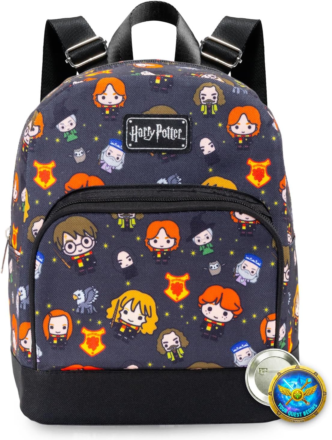 New York Harry Potter Mini Backpack for Women -- Canvas Harry Potter Hogwarts Backpack Purse Shoulder Bag for Adults, Teens