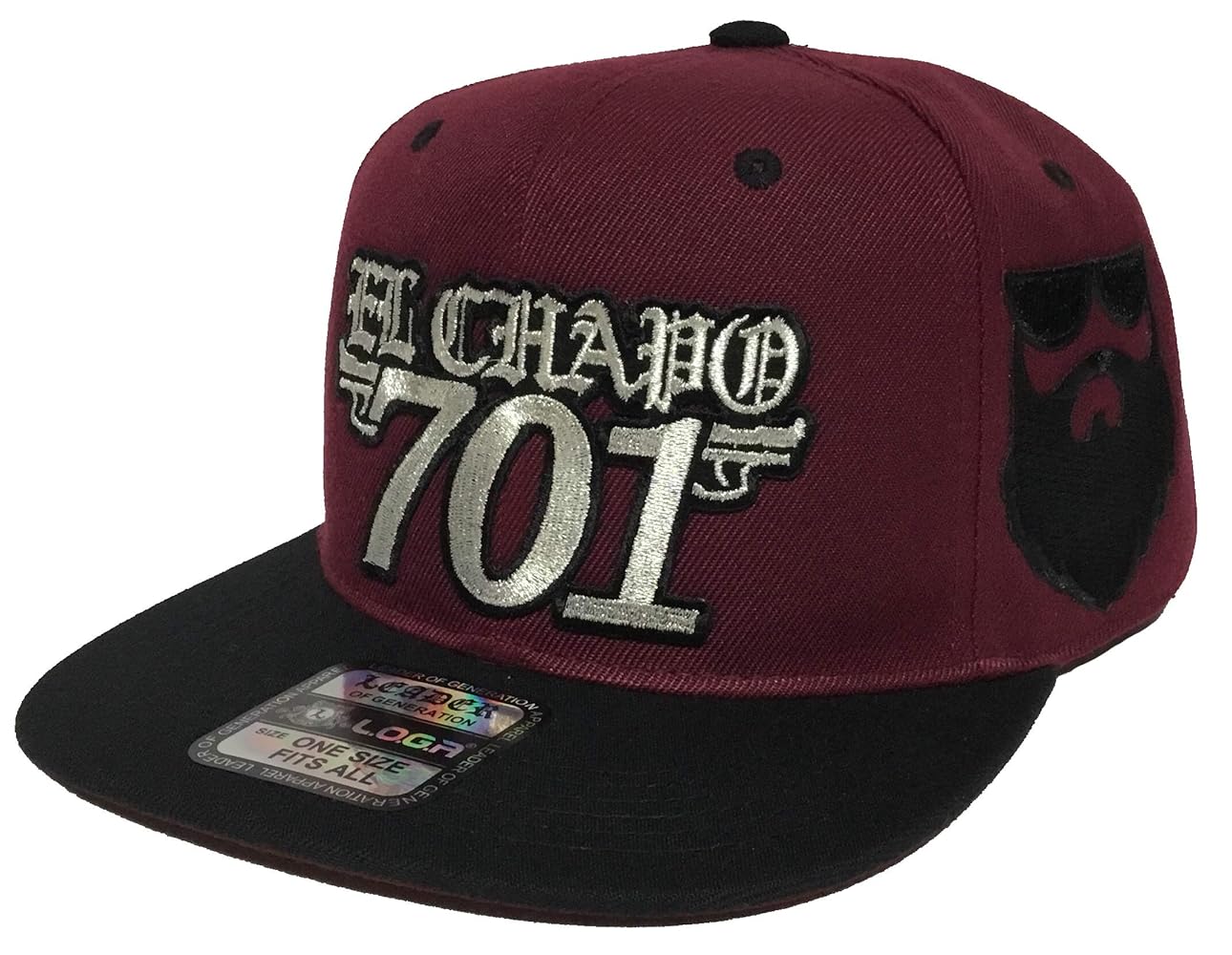 Mexico EL Chapo 701 Silver LA Barba AL LADO AL OTRO LADO HAT
