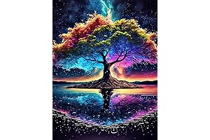 SOTYIOO Diamond Painting Kits for Adults, DIY 5D Diamond Art, Tree of...