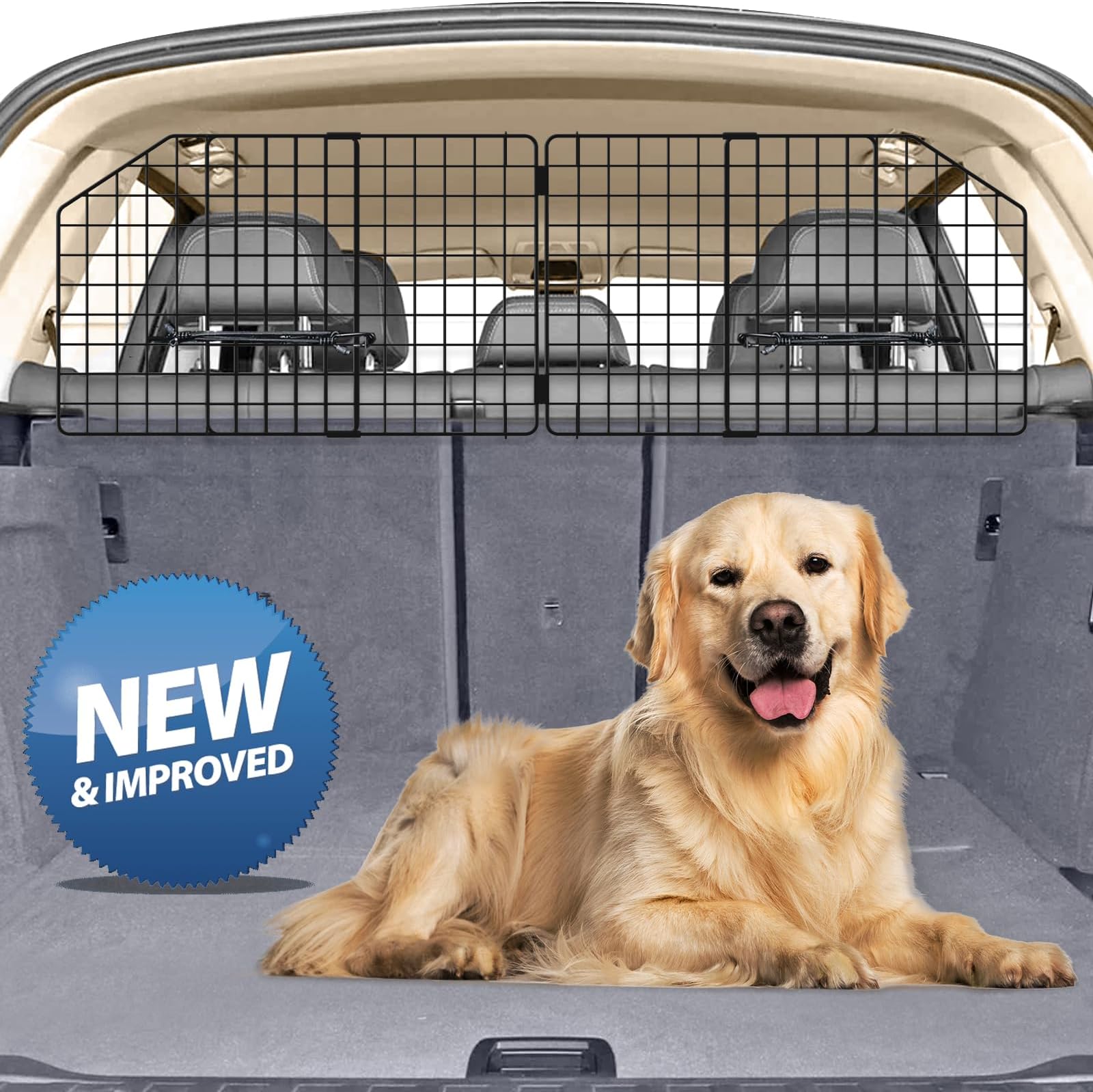 Dog Barrier for SUV's, Cars & Vehicles, HeavyDuty