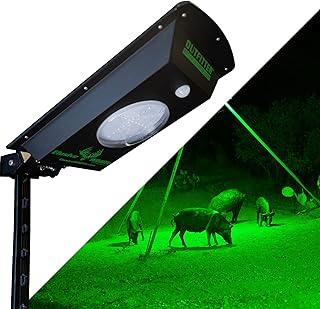 Elusive Wildlife Kill Light Outfitter Motion-Activated Feeder Light, 20000 Lumen Solar Powered Green Hunting