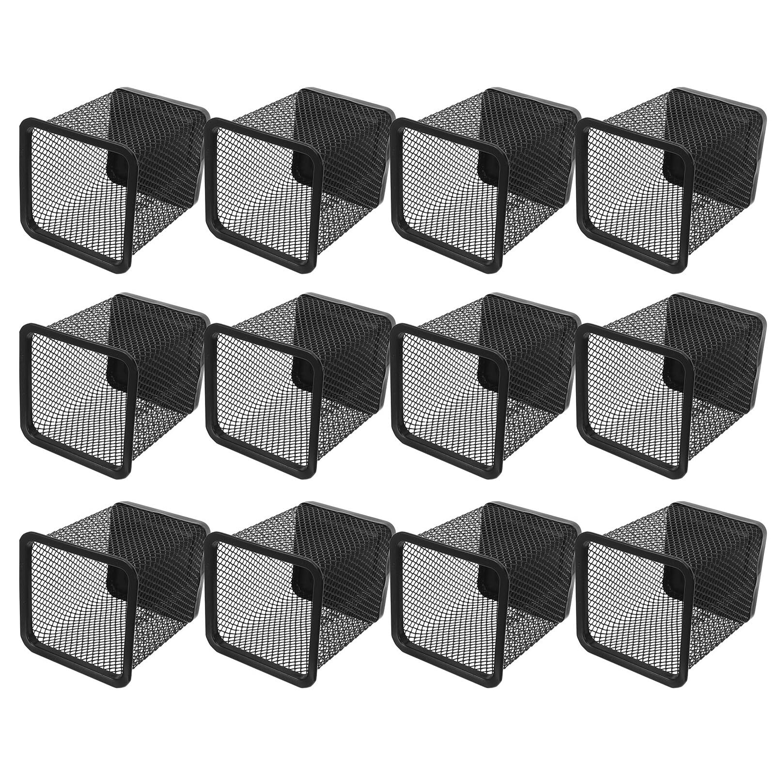 Organisateur bureau en maille SOIMISS 12 pcs : le rangement stable pour pinceaux et stylos