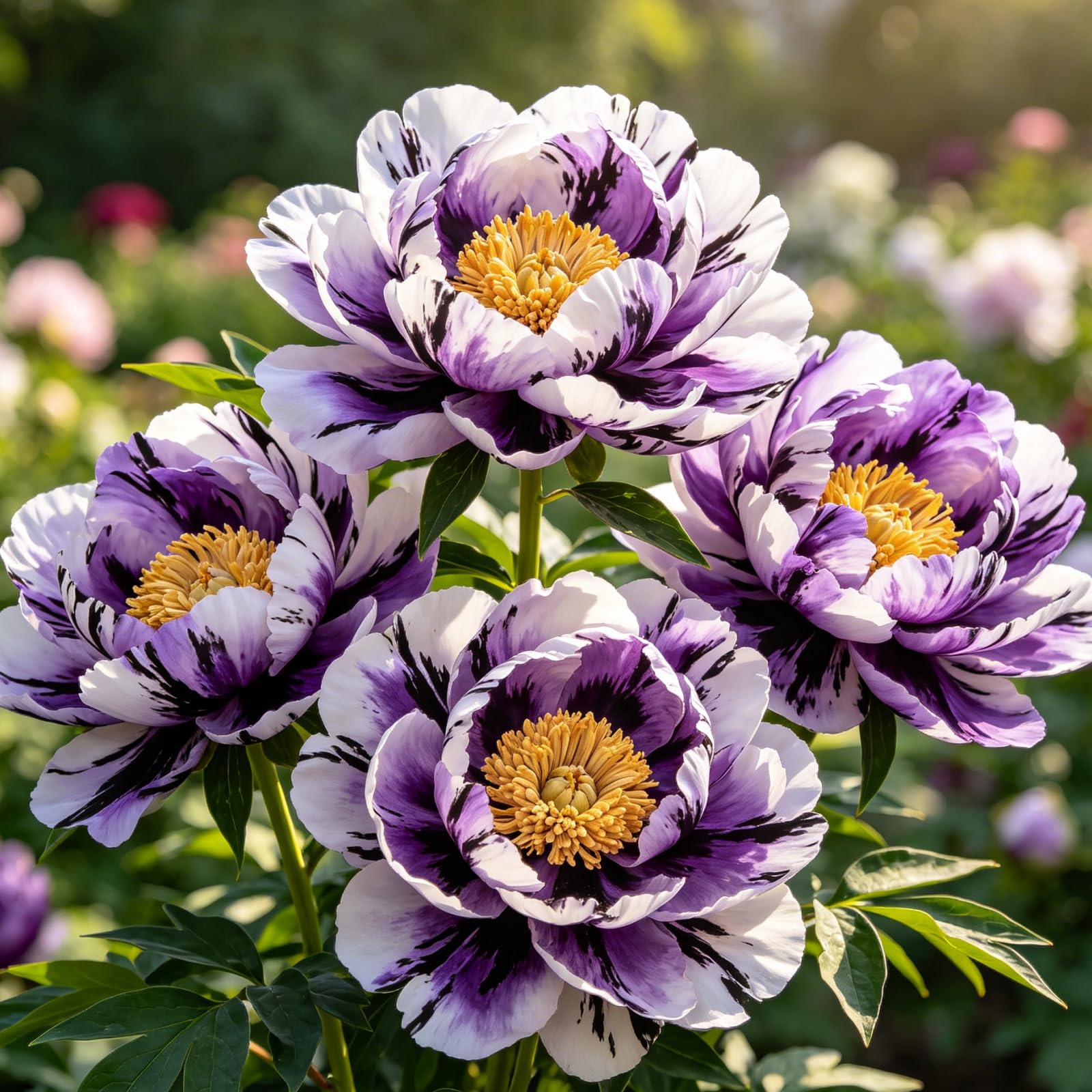 Peonia/Crescita robusta/Resistenti Perenne/Adatto per uso interno ed esterno/Adatta ai principianti-4Rizomi-F