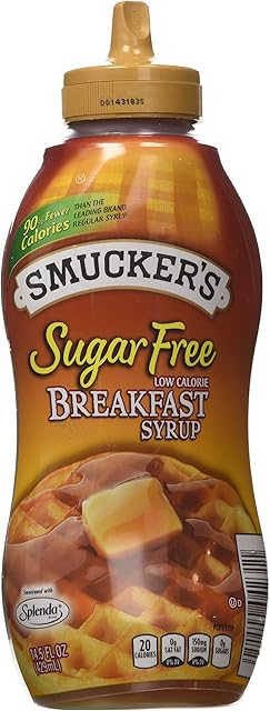 Smuckers Sugar Free Breakfast Syrup 429 ml, Low Carb, Diabetic
