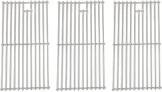 Replacement Stainless Cooking Grid for Kenmore 122.16648900, Kirkland 720-0011, Jenn-Air 720-0138, Charmglow 720-0234, Ducane 30400042, Brinkmann 810-8500-F, Nexgrill 720-0021, Gas Models, Set of 3