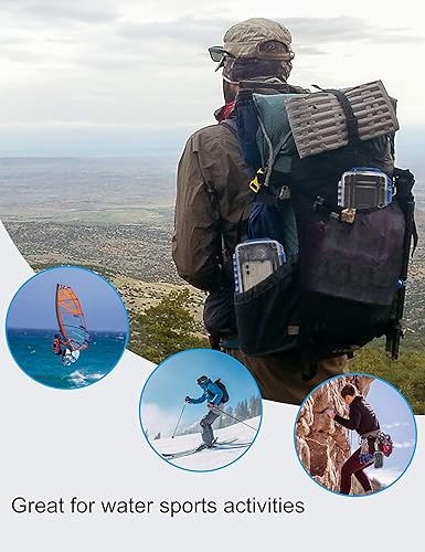 Miniatura 6 de Hlotmeky Caja seca para kayak, barco - Funda impermeable para teléfono, pequeña caja de almacenamiento hermética, funda seca de buceo (azul)