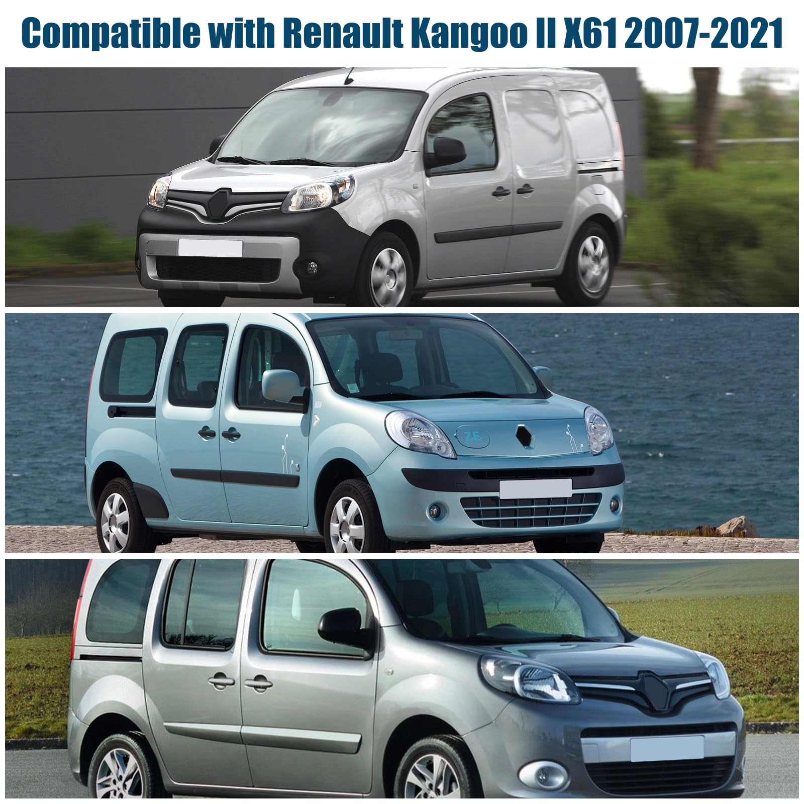 Pare Soleil Voiture Pare Brise Avant Pliable pour R-enault Kangoo II X61 2007-2021, Couverture Pare Brise Voiture, Protège Pare-Soleil Intérieur Contre Les Rayons UV