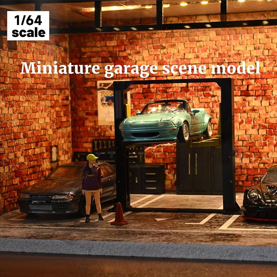 1/64 ガレージ　ムーンアイズ仕様　防塵アクリルケース付属　ホットウィール Amazon.co.jp: Nisshinn ディスプレイケース ホットウィール32個