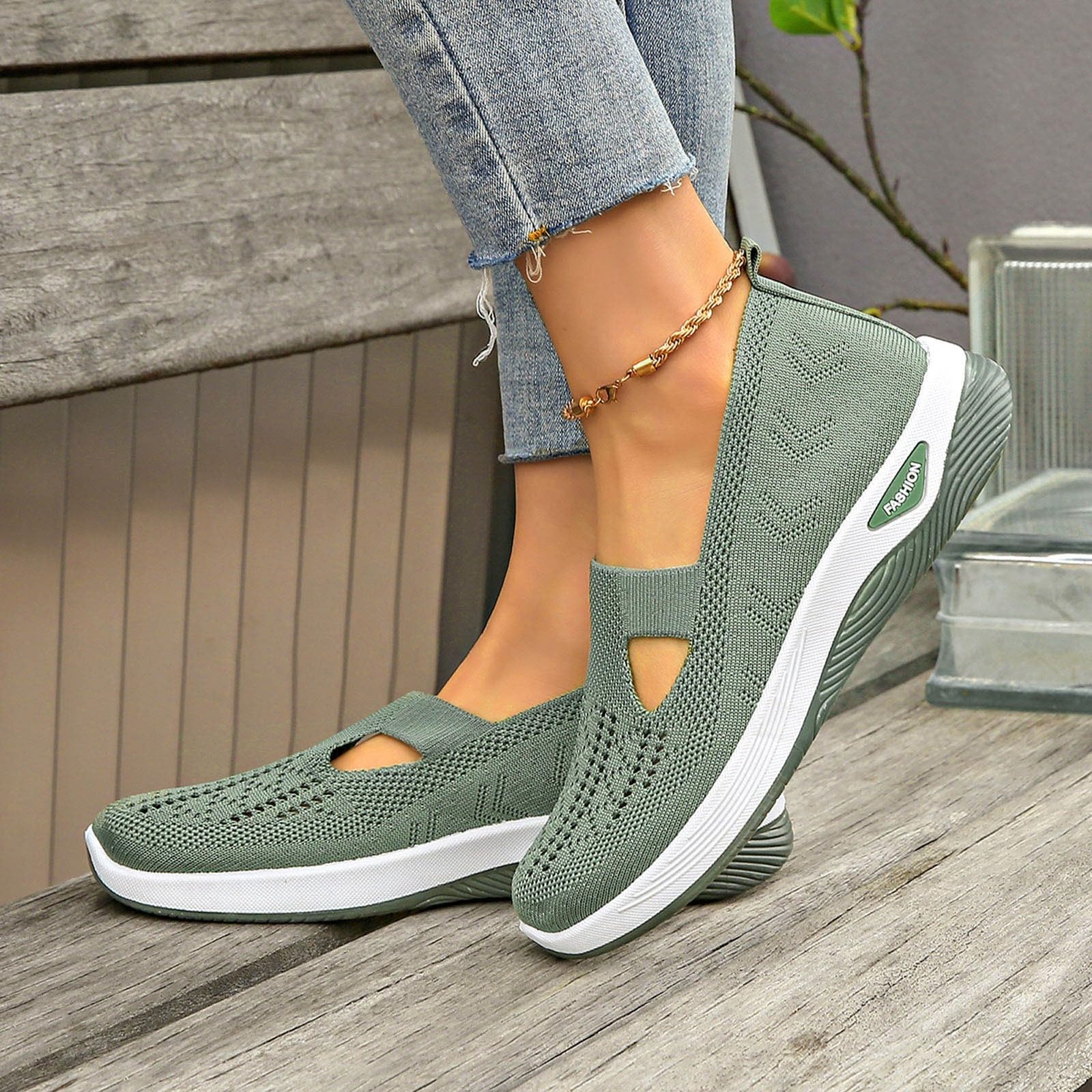 Generisch Sneaker Damen Diabetiker Schuhe Orthopädische Schuhe Vermascht Sommer Leicht Walkingschuhe Turnschuhe Breite Fuß Sommerschuhe Bequeme Atmungsaktive Lässige Laufschuhe Outdoor Sportschuhe