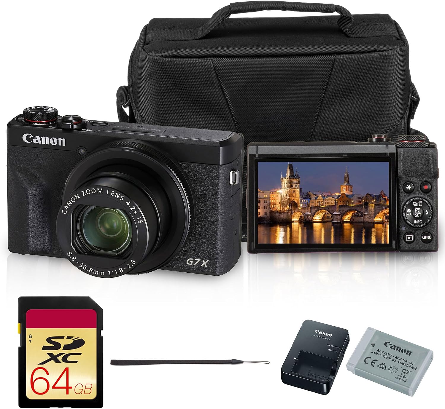 Canon PowerShot G7 X Mark III 20.1MP Digital Camera Vlogging Bundle