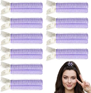 10pcs Volumizing Hair Clips,Root Volumizing Roller Clips,Volume Hair Clip for Roots,Creating See-Through Bang,Bangs Curler DIY Hairs,Root Lifting Tool,Lightweight and Portable,Purple