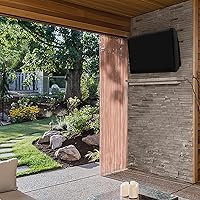 Vista 2 de Easy-Going Funda de TV para exteriores de 36 a 38 pulgadas con solapa frontal que se abre para ver televisión, uso cómodo sin quitar, cubierta de TV