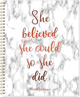 2026-2027 Monthly Planner, 2026-2027 Planner, January 2026 - December 2027, 8.5“ x 11” with Ample Blocks and 2 Years Monthly Tabs