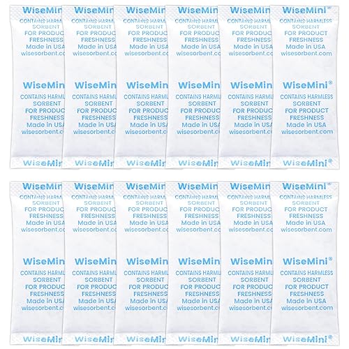 Miniatura 8 de Wisesorb 1 bote de gel de sílice desecante de 17.64 oz indicador, cuentas de gel de sílice recargable, deshumidificador desecante, absorbente de